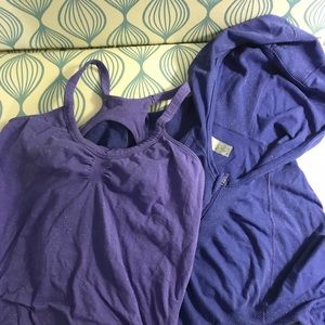 Athleta hoodie and tank!